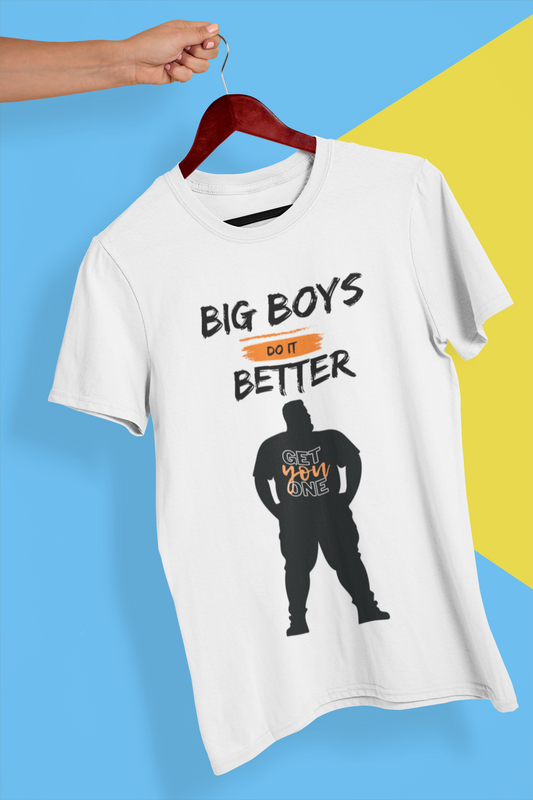 Big boys do it better Unisex Garment-Dyed T-shirt