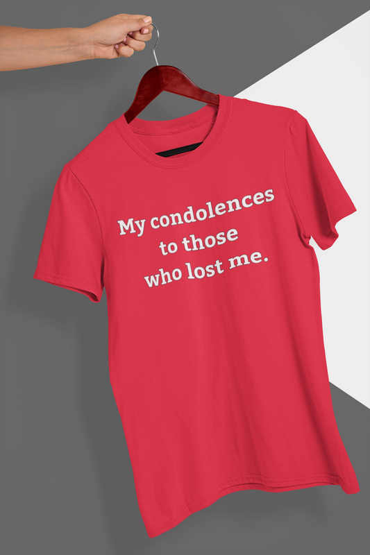 Condolences Unisex Heavy Cotton Tee